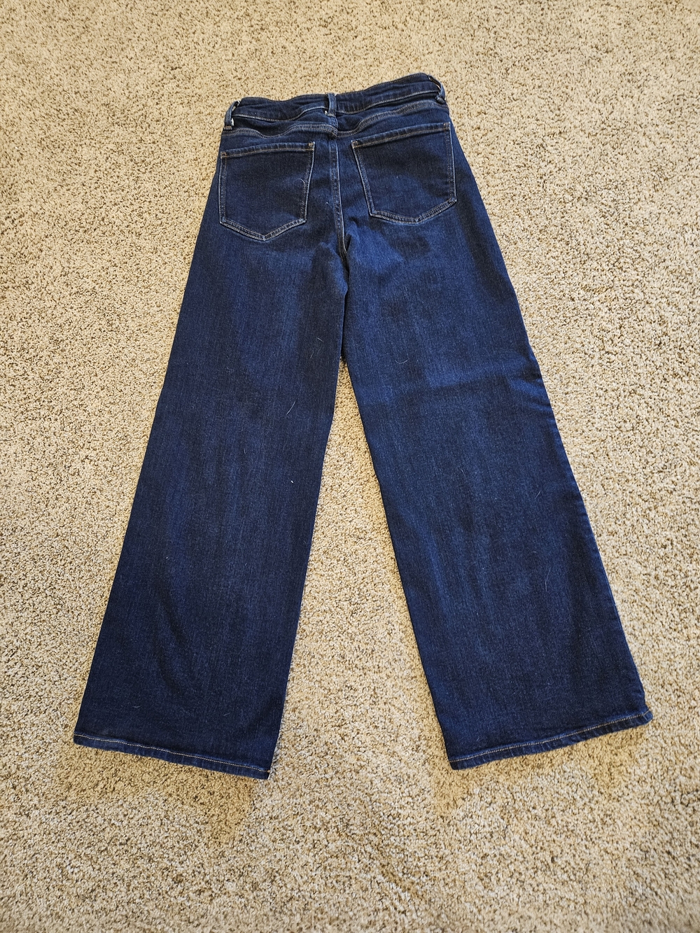 Quince Dark Blue Wide-Leg Jeans - Picture 2 of 2